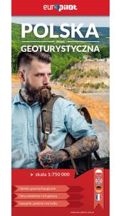 Okładka książki Polska mapa geoturystyczna Europilot 1:750 000 (wyd. 2019)