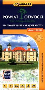 Okładka książki Powiat Otwocki Mazowiecki Park Krajobrazowy Mapa turystyczno-krajoznawcza 1:50 000