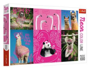 Opakowanie Puzzle 1000 Szalone zwierzaki TREFL