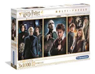 Opakowanie Puzzle 3x1000 Harry Potter