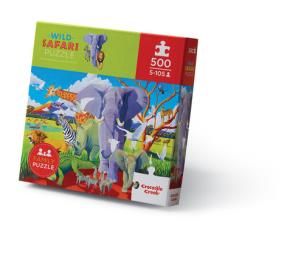 Opakowanie Puzzle 500 Dzikie safari