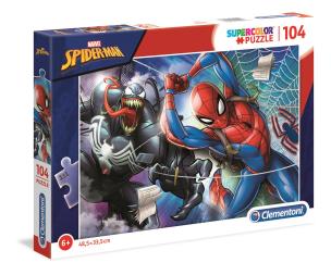 Opakowanie Puzzle Supercolor Spider-Man 104