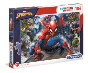 Opakowanie Puzzle Supercolor Spider-Man 104