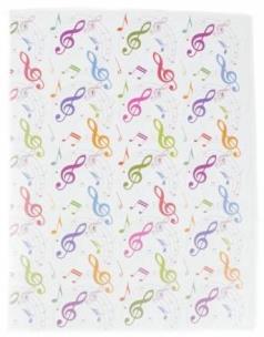 Opakowanie Segregator - z kolorowymi kluczami wiolinowymi