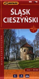 Śląsk Cieszyński Mapa turystyczna 1:90000. Autor:   Praca zbiorowa. Multiszop.pl Okładka książki Śląsk Cieszyński Mapa turystyczna 1:90000