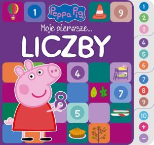 Okładka książki Świnka Peppa. Moje pierwsze.. Liczby