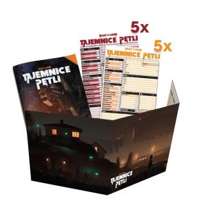 Tajemnice Pętli - Zasobnik mistrza Gry BLACK MONK. Wydawca: Black Monk. Multiszop.pl Opakowanie Tajemnice Pętli - Zasobnik mistrza Gry BLACK MONK