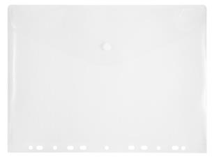 Opakowanie Teczka kopertowa A4 z europerforacją bezbarwna