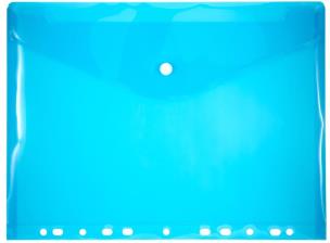 Opakowanie Teczka PP A4 z europerforacją niebieska PENMATE