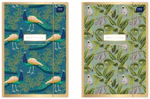 Opakowanie Teczka z gumką A4+ Metallic Gold (10szt)