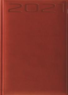 Opakowanie Terminarz 2021 A5 Print czerwony