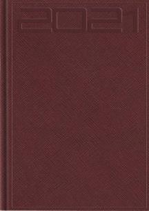 Opakowanie Terminarz 2021 A5 Print Special bordowy