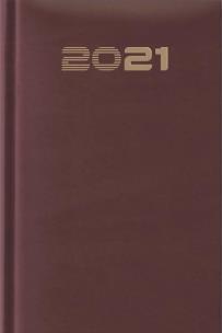 Opakowanie Terminarz 2021 A5 Standard bordowy