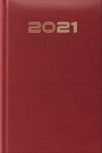 Opakowanie Terminarz 2021 A5 Standard czerwony