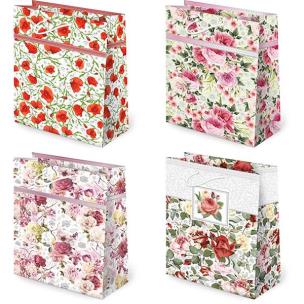 Opakowanie Torebki ozdobne XL set 67 Kwiaty watercolors 10 sztuk