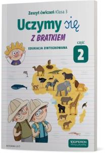 Okładka książki Uczymy się z Bratkiem 3 Zeszyt ćwiczeń cz.2 OPERON