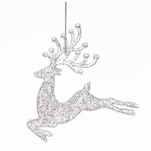Opakowanie Zawieszka dekoracyjna renifer, srebrny, Dp Craft