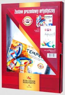 Opakowanie Zestaw do malowania farby tempery + blok