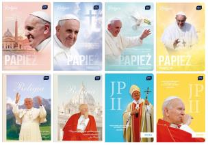 Opakowanie Zeszyt A5/60K UV Religia JPII/Franciszek (10szt)