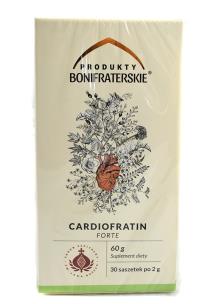 Zioła Bonifratrów Herbatka Cardiofratin na krążenie 60g 30x2g. Producent: Produkty Bonifraterskie. Multiszop.pl Zdjęcie produktu Zioła Bonifratrów Herbatka Cardiofratin na krążenie 60g 30x2g