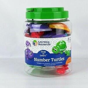 Opakowanie Żółwie, Figurki do nauki liczenia, kolorów..