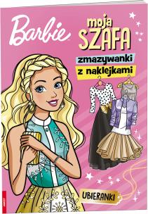 Okładka książki Barbie. Moja szafa. Zmazywanki z naklejkami