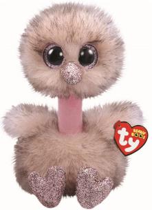 Opakowanie Beanie Boos Henna - Różowo brązowy struś 42cm