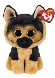Beanie Boos Spirit - Owczarek niemiecki 15cm. Wydawca: TY. Multiszop.pl Opakowanie Beanie Boos Spirit - Owczarek niemiecki 15cm