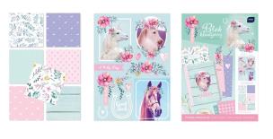 Opakowanie Blok kreatywny A4 z naklejkami Pony