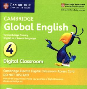Opakowanie Cambridge Global English 4 Cambridge Elevate Digital Classroom Access Card
