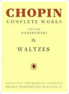 Okładka książki Chopin. Complete works. Walce