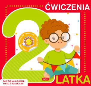 Okładka książki Ćwiczenia 2-latka z naklejkami