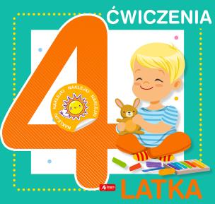 Okładka książki Ćwiczenia 4-latka z naklejkami