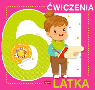 Okładka książki Ćwiczenia 6-latka z naklejkami