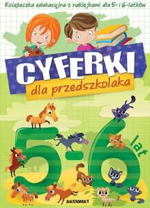 Okładka książki Cyferki dla przedszkolaka 5-6 lat.