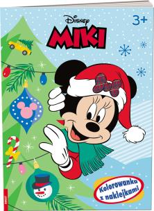 Okładka książki Disney Miki. Kolorowanka z naklejkami