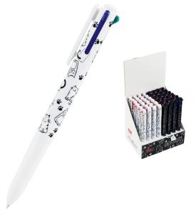 Opakowanie Długopis 4-kolorowy Koty Fandy (48szt) GRAND