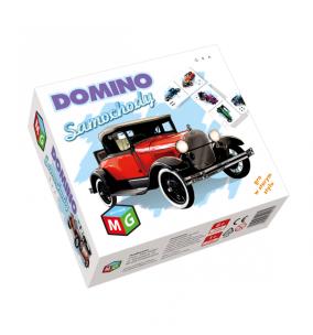 Domino Samochody w starym stylu. Wydawca: MULTIGRA. Multiszop.pl Opakowanie Domino Samochody w starym stylu