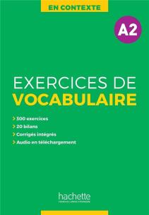 Okładka książki En Contexte: Exercices de vocabulaire A2 podr