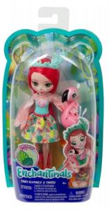 Opakowanie Enchantimals. Lalka Fanci Flamingo + Swash