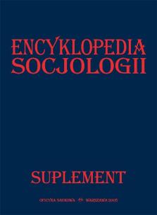 Okładka książki Encyklopedia socjologii. Suplement