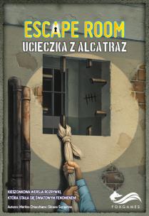 Gra Escape Room Ucieczka z Alcatraz. Autor: Martino Chiacchiera, Sorrentino Silvano. Multiszop.pl Okładka książki Gra Escape Room Ucieczka z Alcatraz