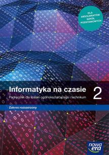 Okładka książki Informatyka LO 2 Na czasie Podr. ZR wyd.2020