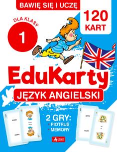 Okładka książki Język angielski dla klasy 1. EduKarty