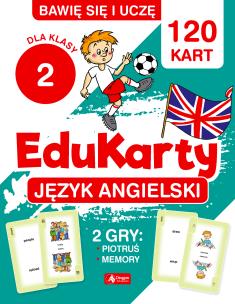 Okładka książki Język angielski dla klasy 2. EduKarty