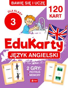 Okładka książki Język angielski dla klasy 3. EduKarty