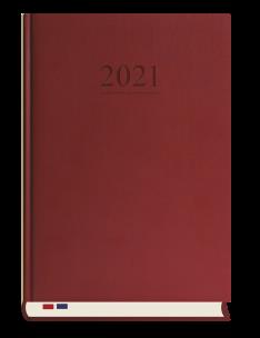 Okładka książki KAL.STACJONARNY BORDO 2015- PRMI