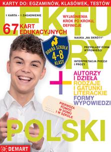 Okładka książki Karty edukacyjne . KLASY 4-8. Polski - LEKTURY