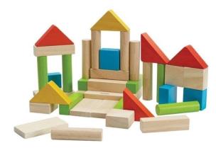 Opakowanie Klocki kolorowe 40el