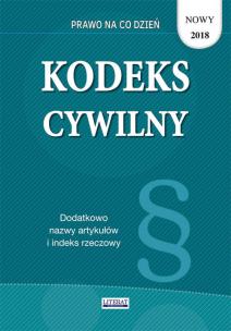 Okładka książki Kodeks cwyilny w.2018
